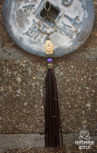 Infinite Soul Accessory - Vegan Tassel Buddha Keychain